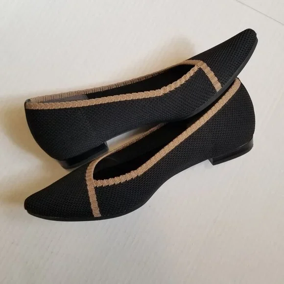 Vionic Dahlia Shoe - Low Heel Slip On Shoes - Black Taupe - Sz 7.5 - Picture 2 of 14